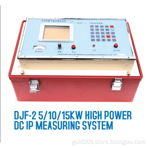 Underground Gold Detector DJF-2 5/10/15kw High Power DC IP Measuring System